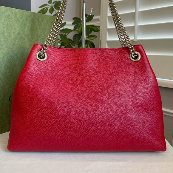 🔥Like NeW! Authentic Gucci SoHo Shoulder Bag - Picture 7 of 16